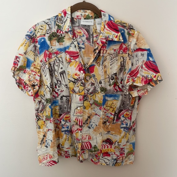Liz Claiborne Tops - Liz Claiborne Market Theme Button Down
